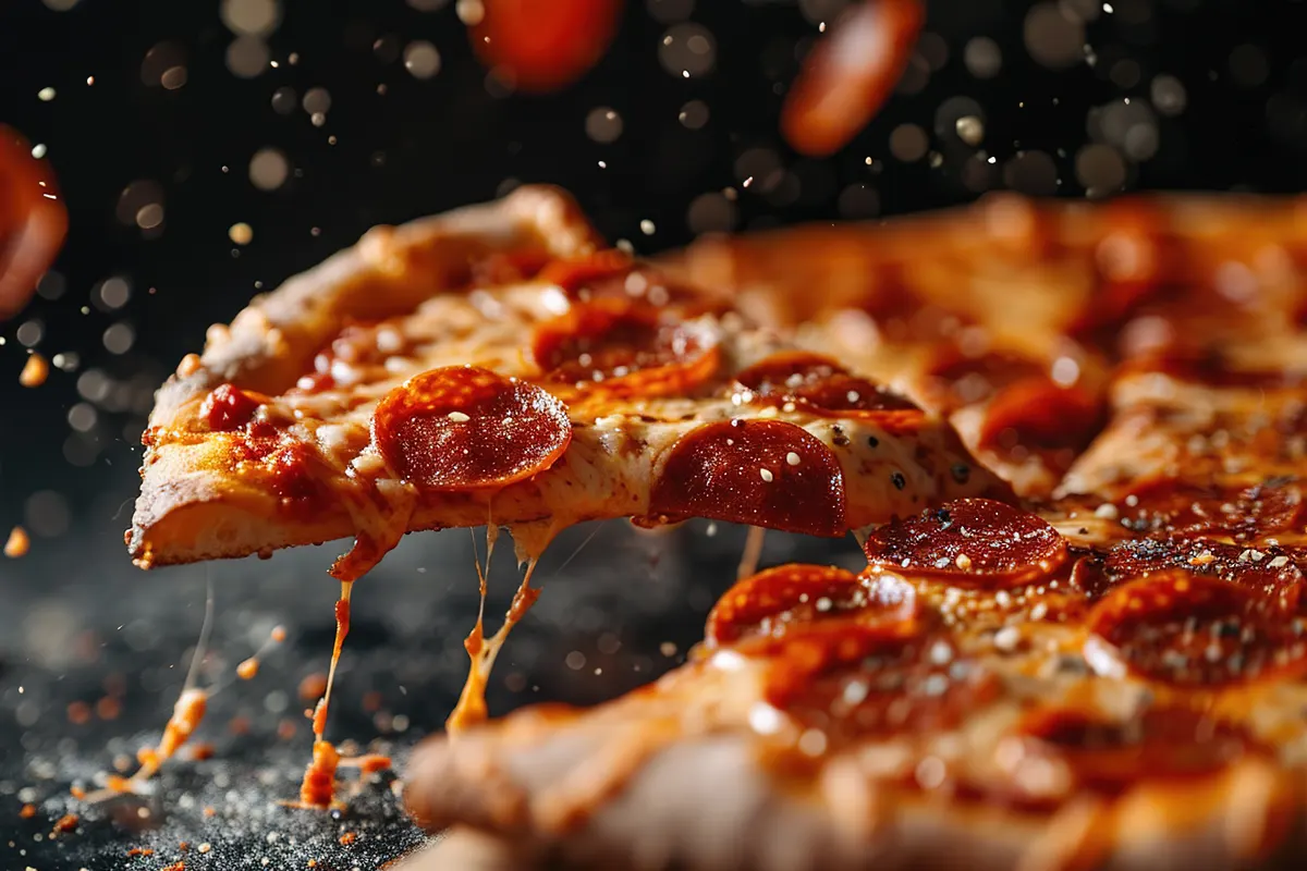 Freshly baked pizza crust from a bread machine, golden brown and ready for toppings